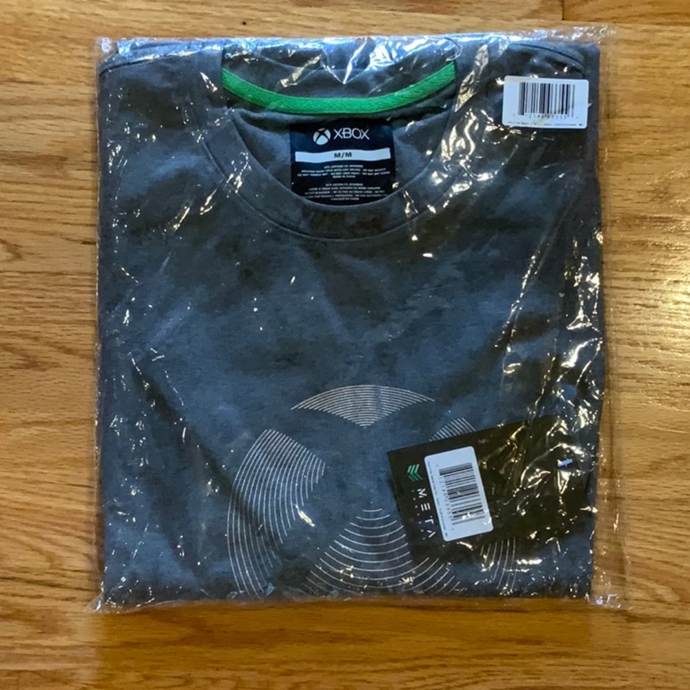 Xbox 2019 E3 Grey Short Sleeve T-Shirt Size M NEW WITH TAGS